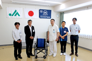 株式会社長野県A・コープ様から車いす・歩行車が寄贈されました